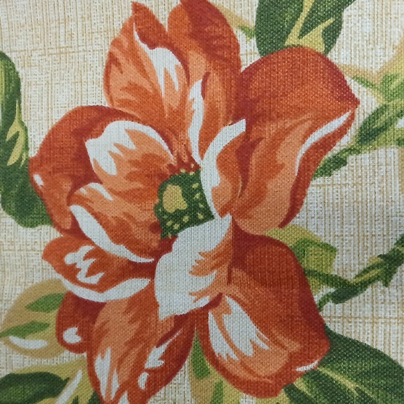 Four-piece floral print drapes - Picture 2 of 6